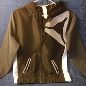 Black and white Reebok jacket